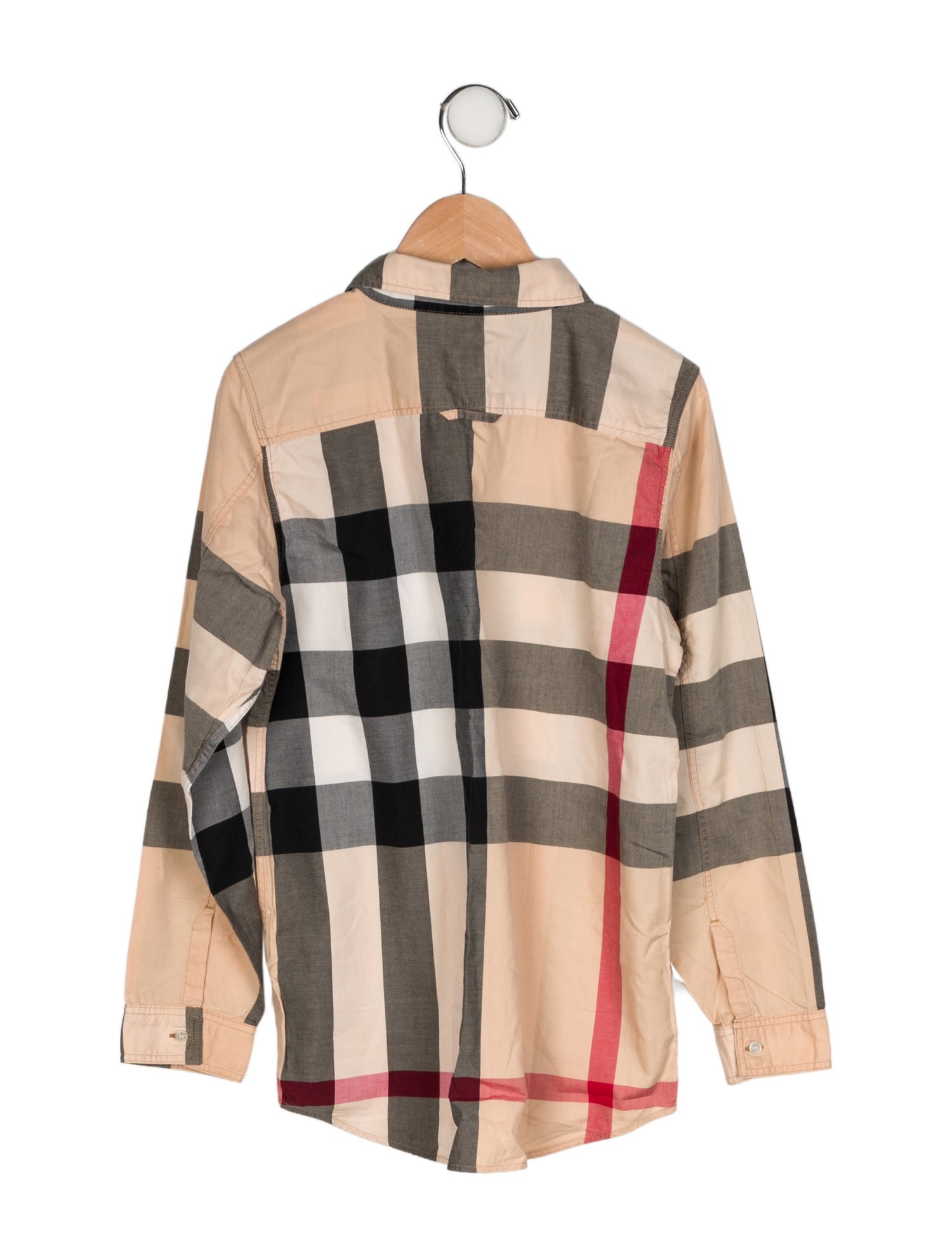 Burberry Long Sleeve Nova Check Button Up Shirt