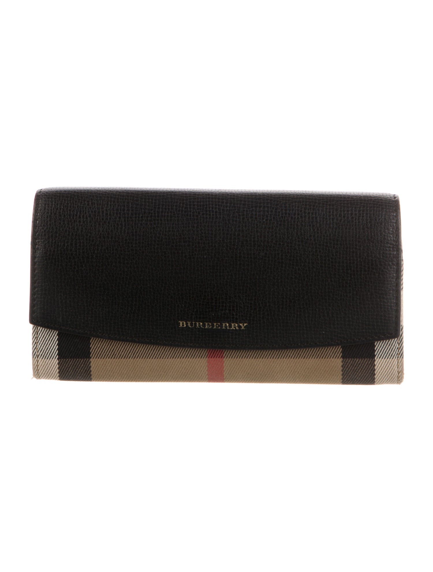 Burberry Vintage Check Canvas Continental Wallet