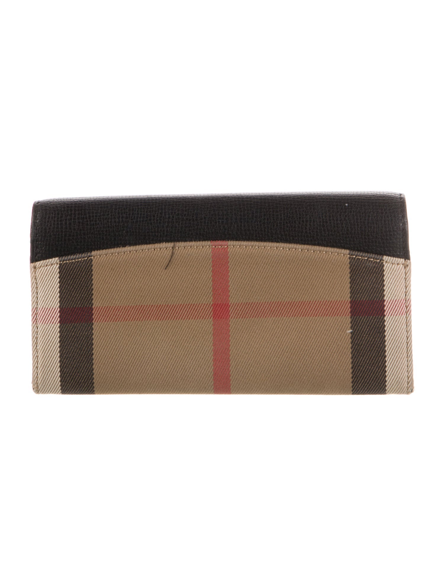 Burberry Vintage Check Canvas Continental Wallet