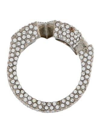 Burberry Crystal 'Love' Ring