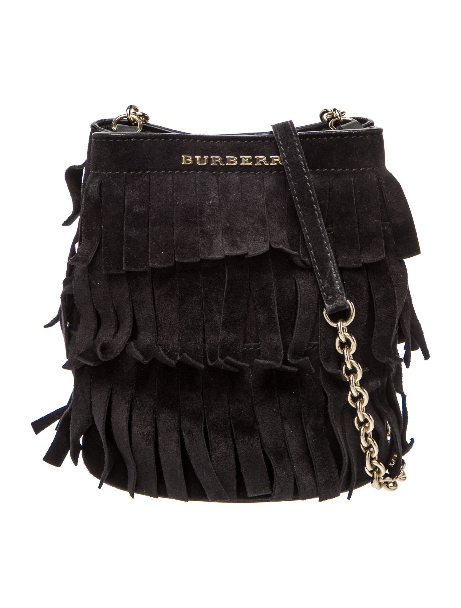 Burberry Suede Shoulder Bag