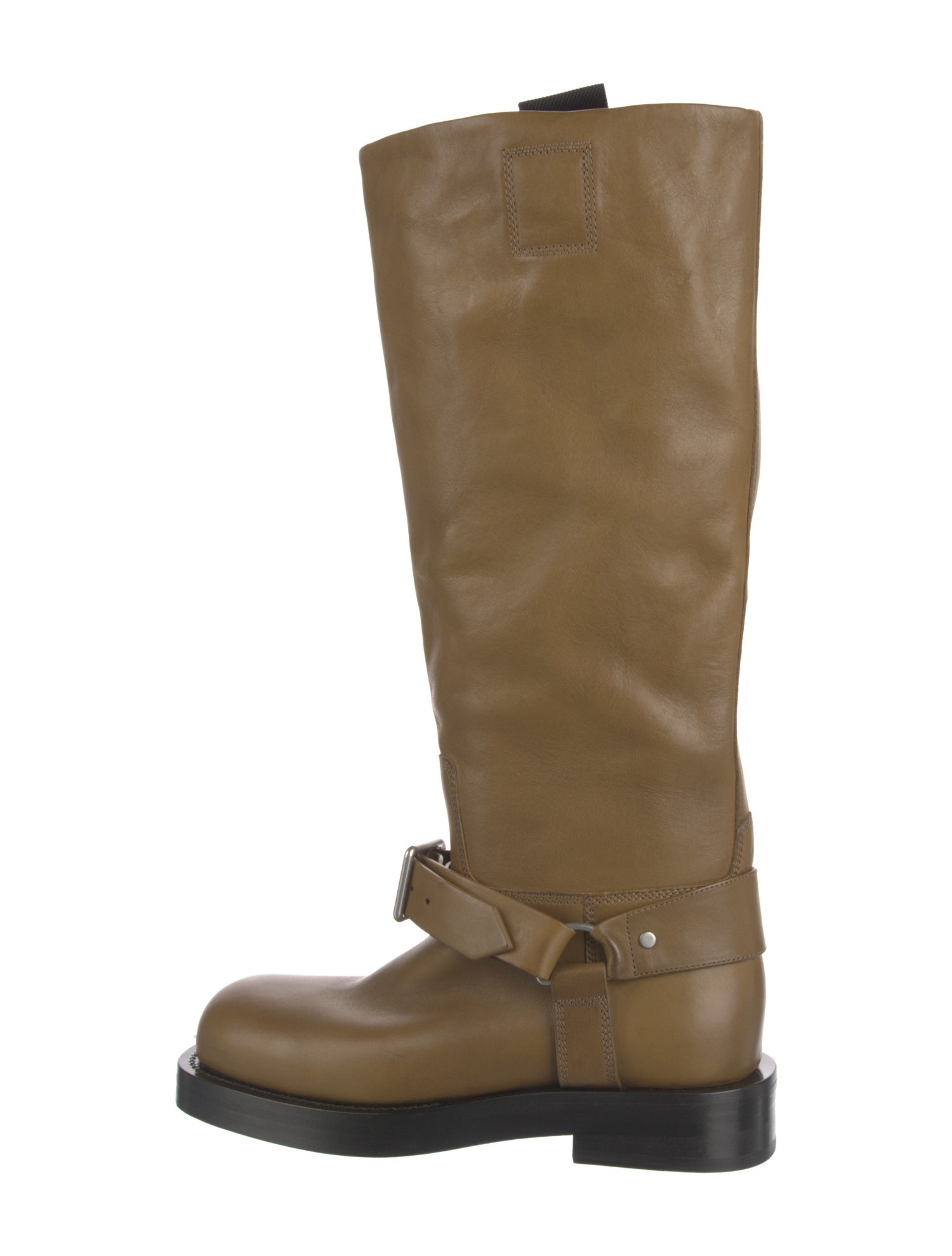 Burberry Leather Moto Boots