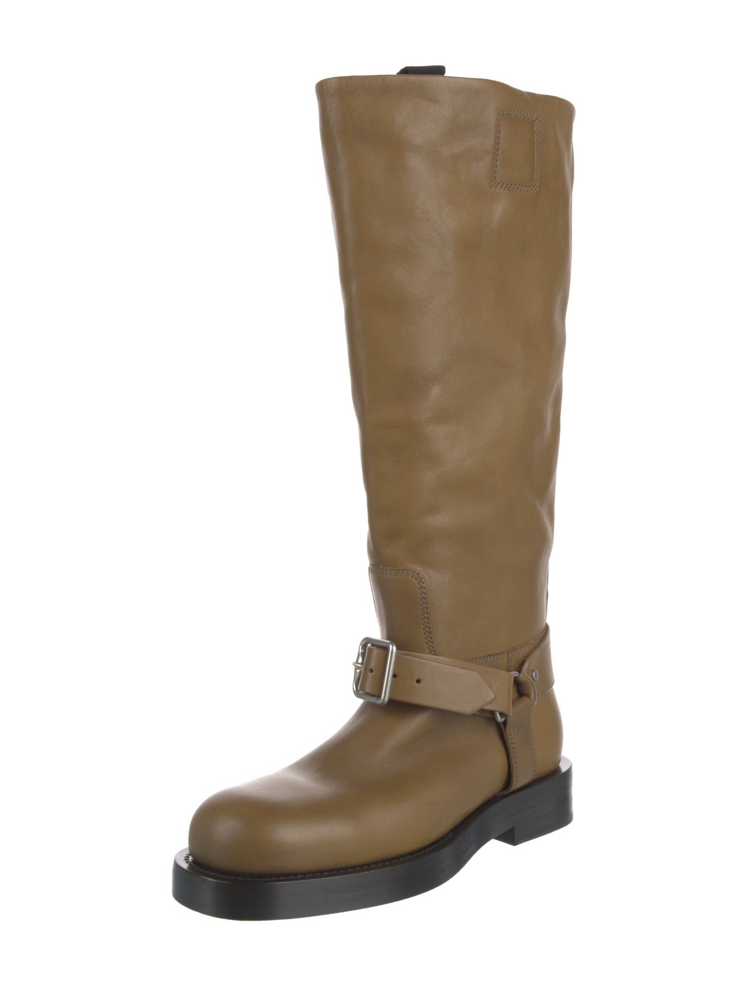 Burberry Leather Moto Boots