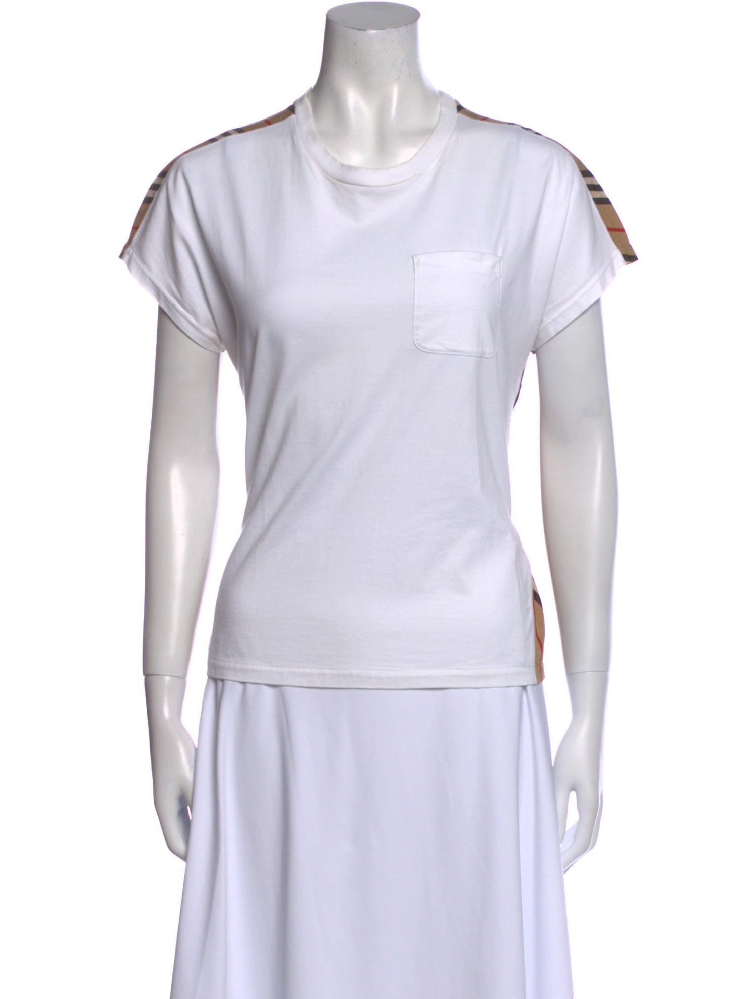 Burberry Girls Short Sleeve Check Pattern Shirt