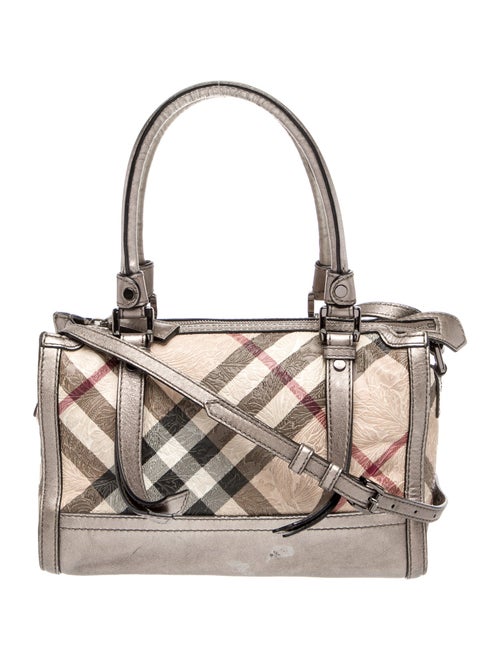 Burberry Nova Check Top Handle Bag