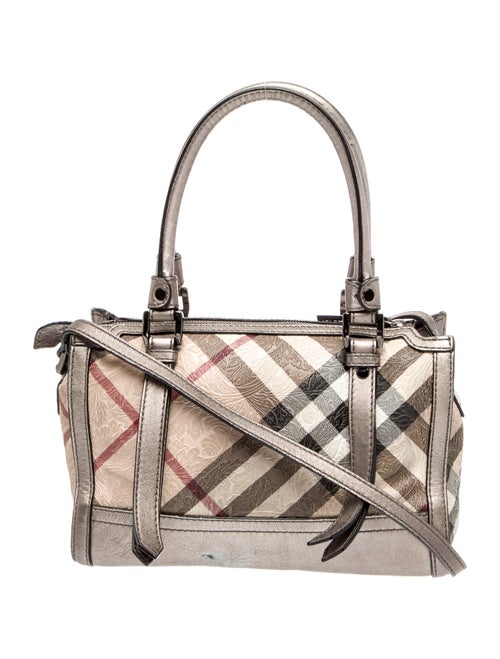 Burberry Nova Check Top Handle Bag