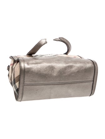 Burberry Nova Check Top Handle Bag