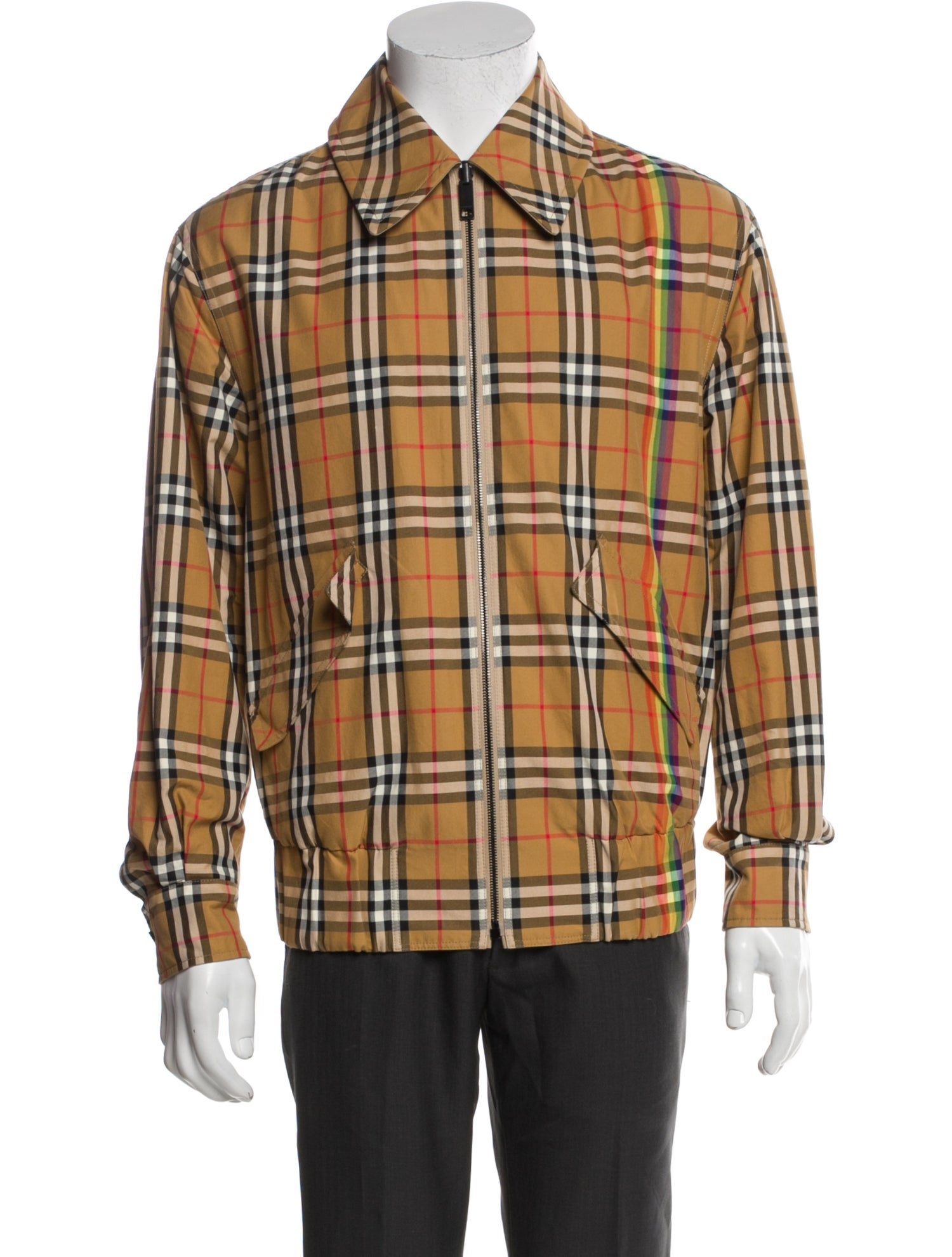 Burberry House Check Pattern Trucker Jacket