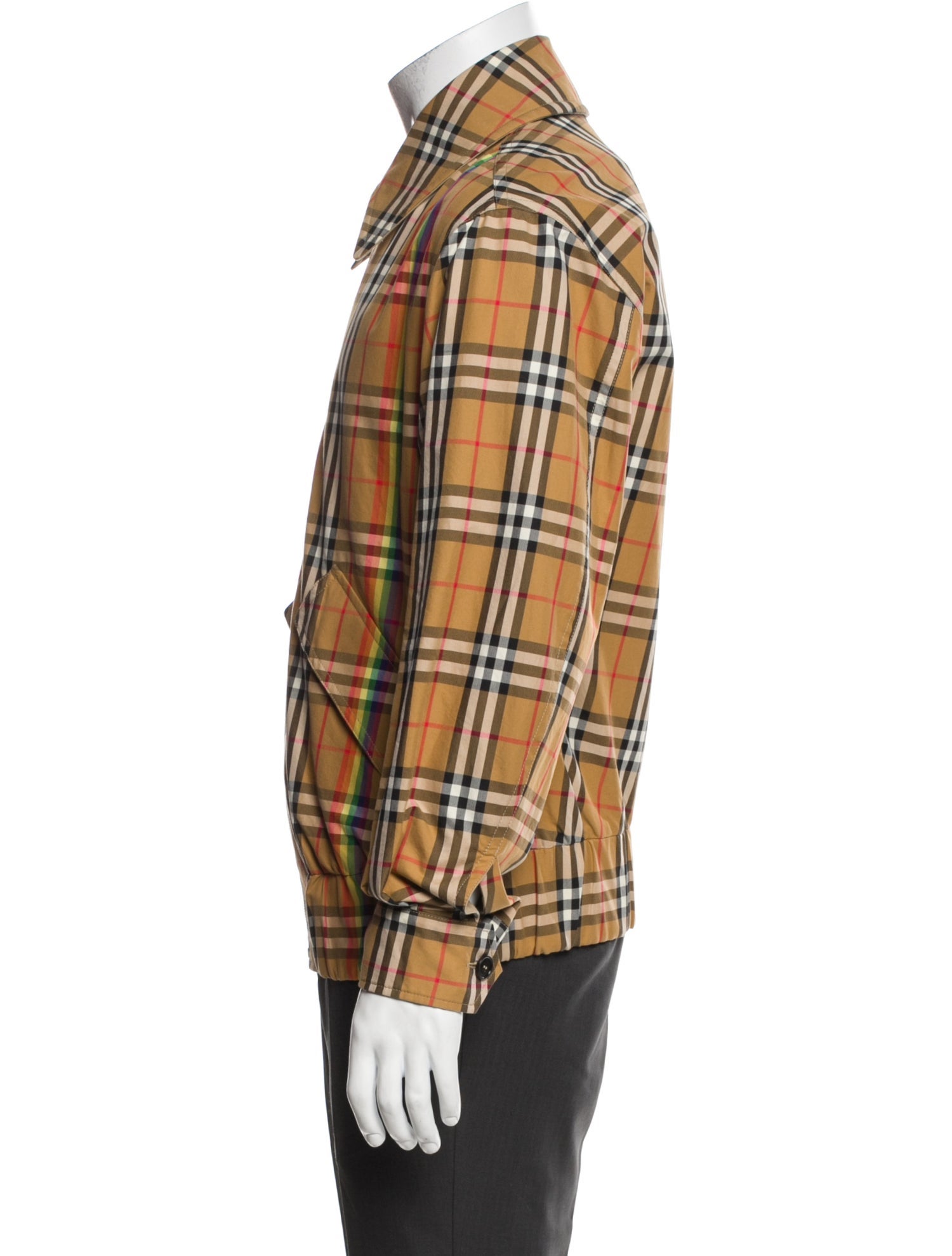 Burberry House Check Pattern Trucker Jacket