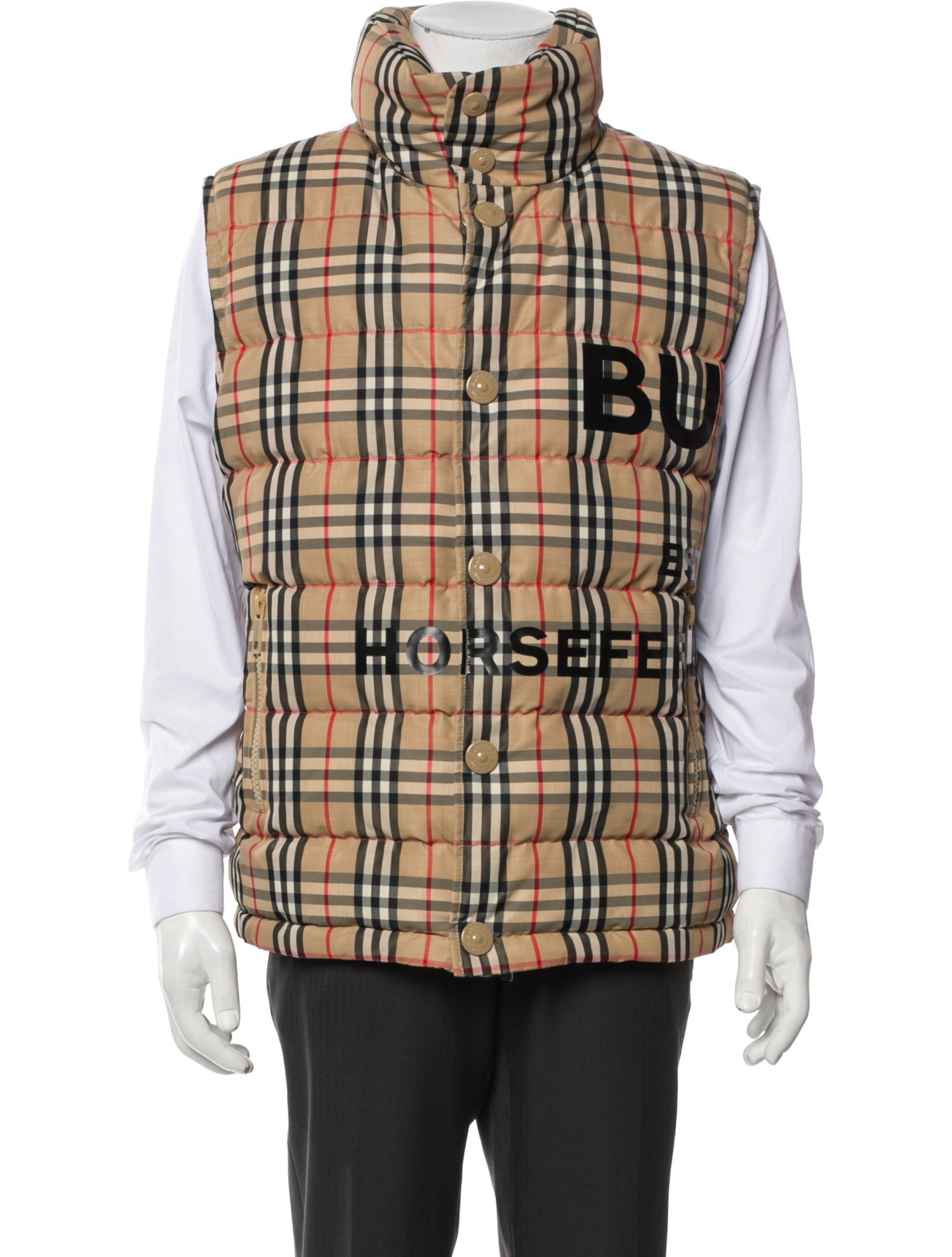 Burberry Nova Check Pattern Vest
