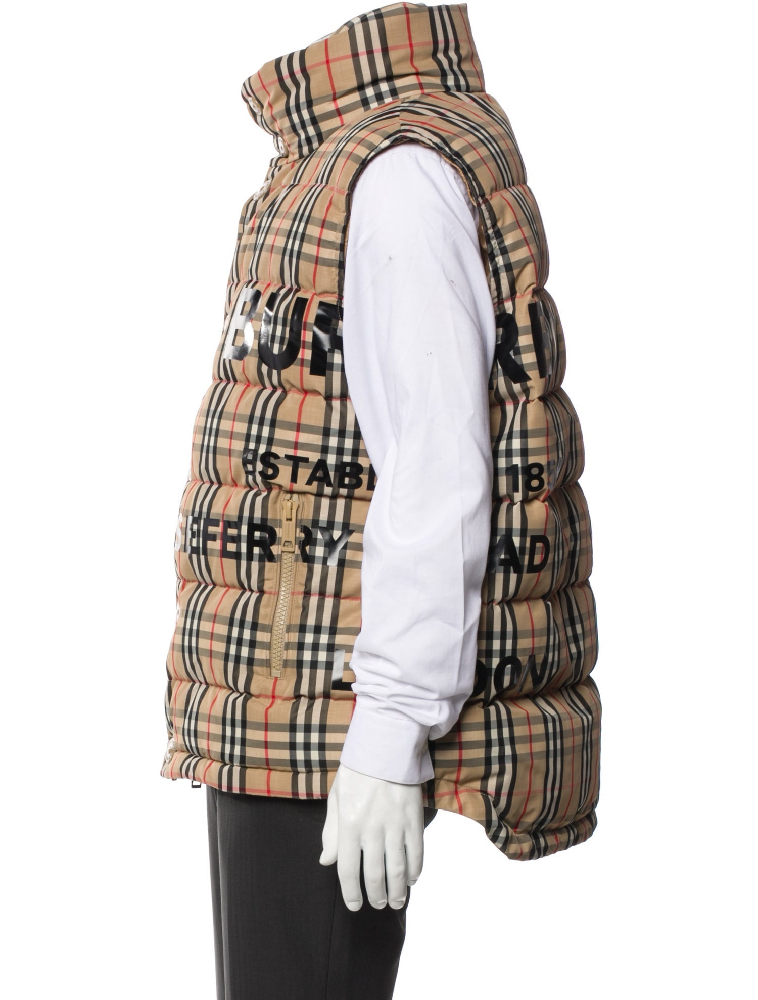 Burberry Nova Check Pattern Vest
