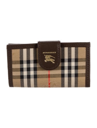 Burberry Canvas Printed French Purse