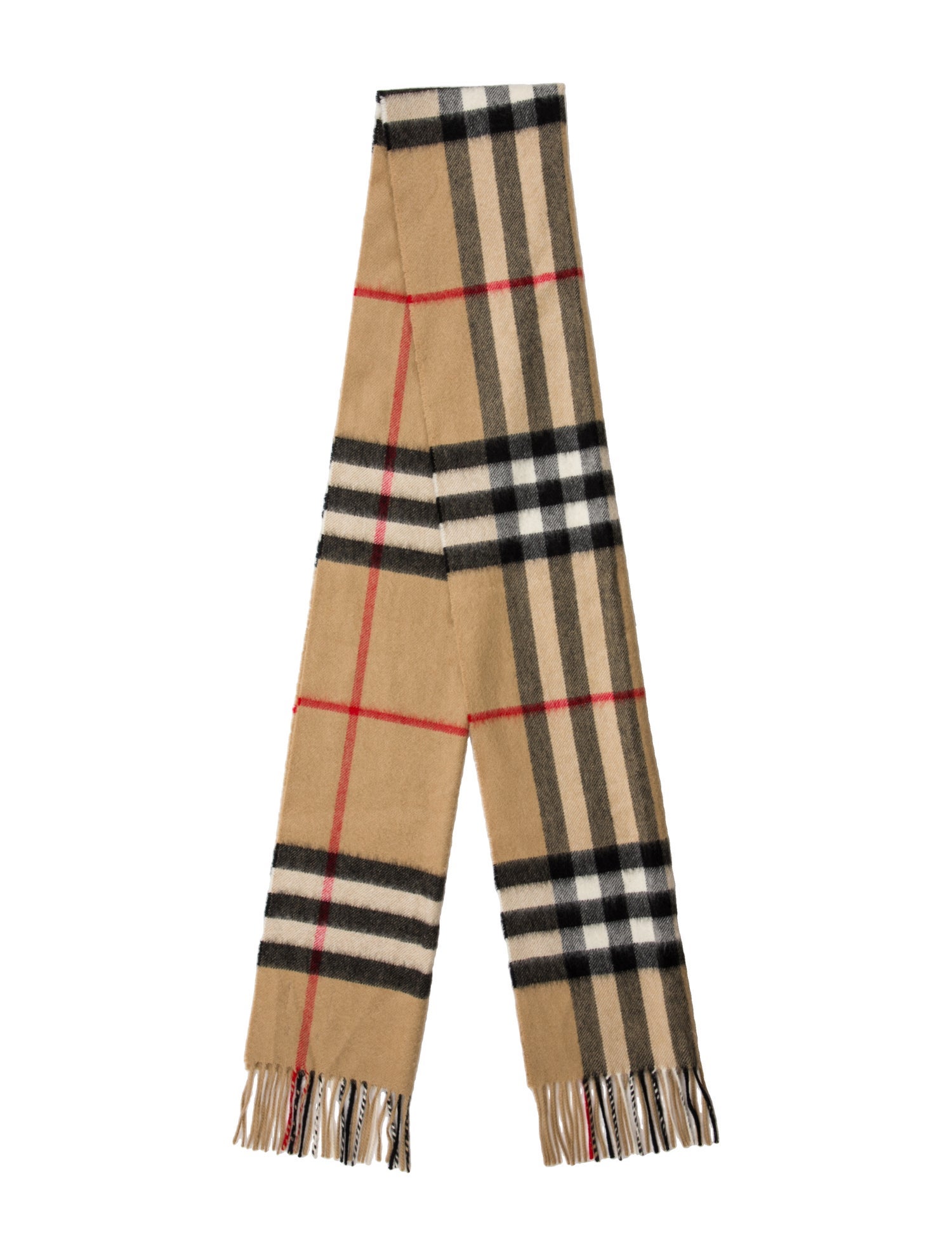 Burberry Cashmere House Check Pattern Scarf