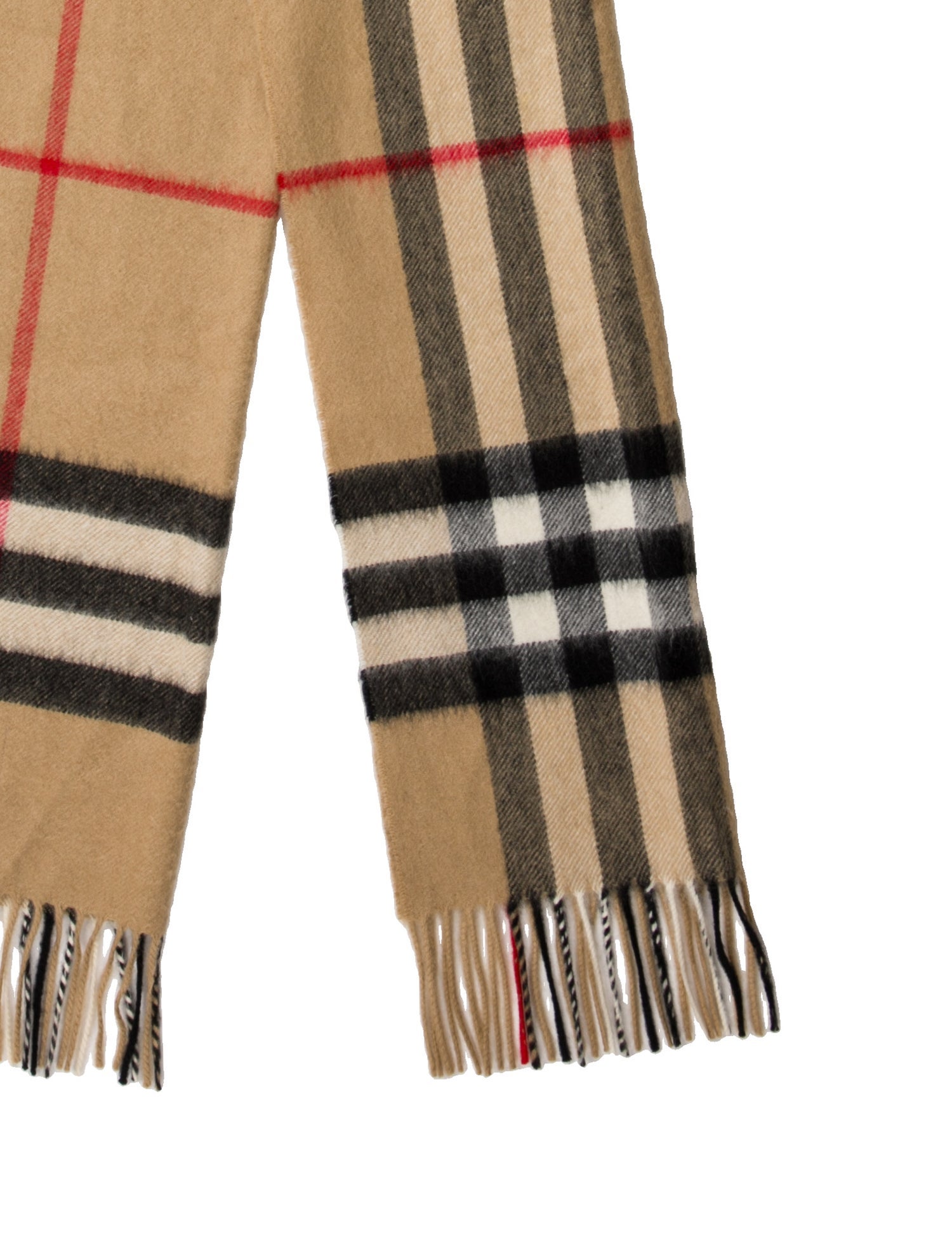 Burberry Cashmere House Check Pattern Scarf