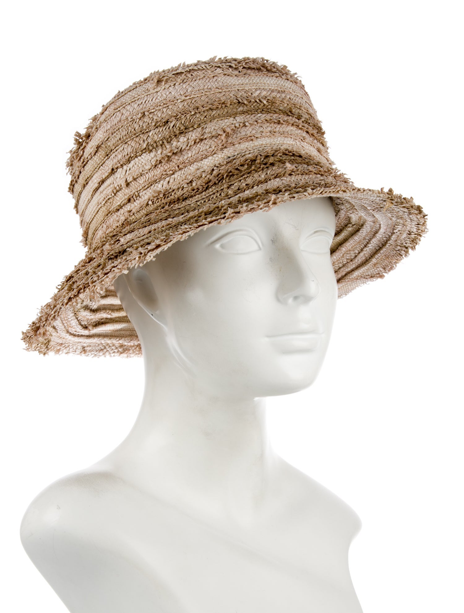 Burberry Woven Raffia Bucket Hat