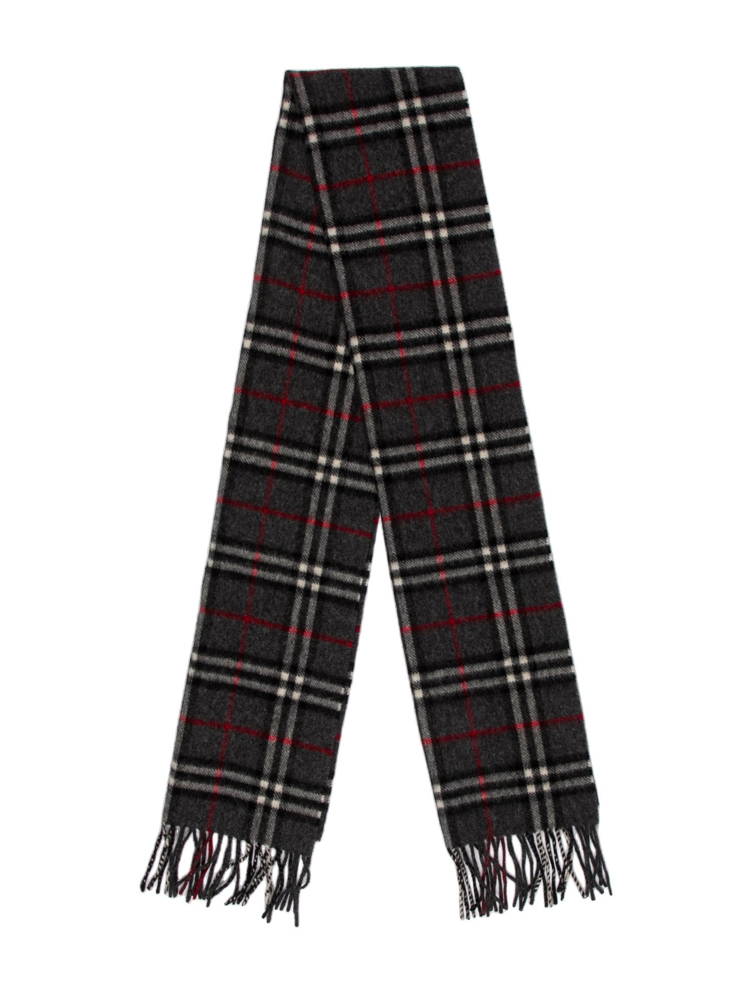 Burberry Lambswool Nova Check Pattern Scarf