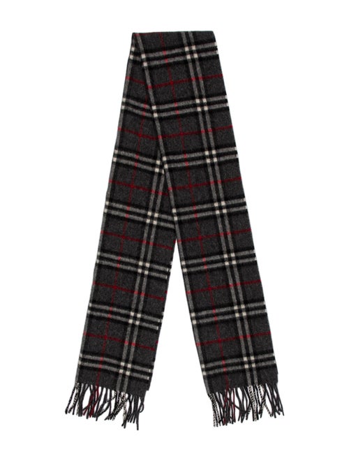 Burberry Lambswool Nova Check Pattern Scarf