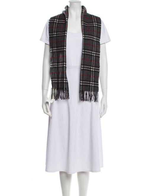 Burberry Lambswool Nova Check Pattern Scarf