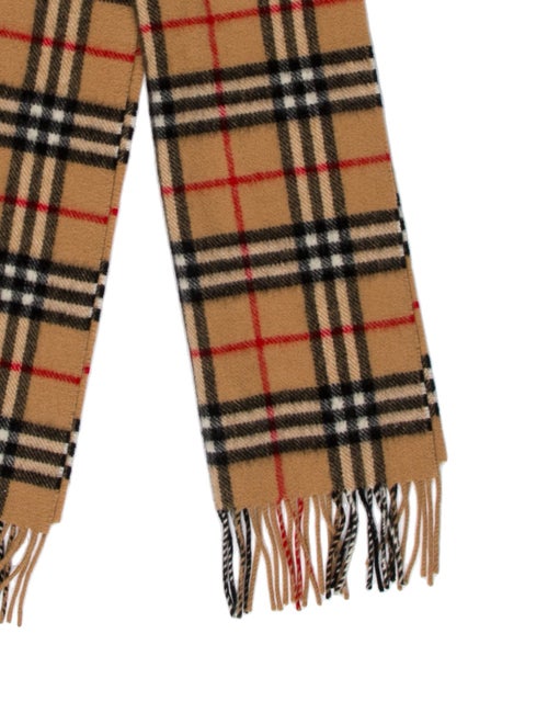 Burberry Lambswool Nova Check Pattern Scarf