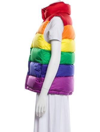 Burberry Striped Down Jacket