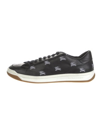 Burberry Leather Printed Sneakers