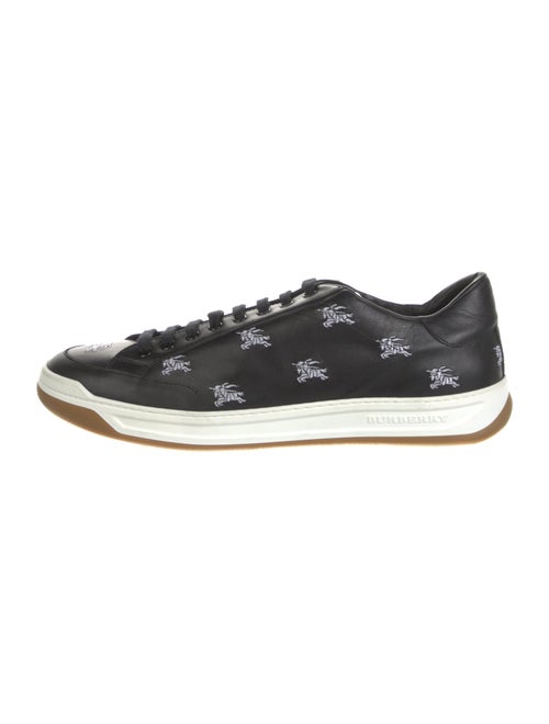 Burberry Leather Printed Sneakers
