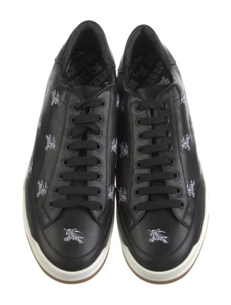 Burberry Leather Printed Sneakers