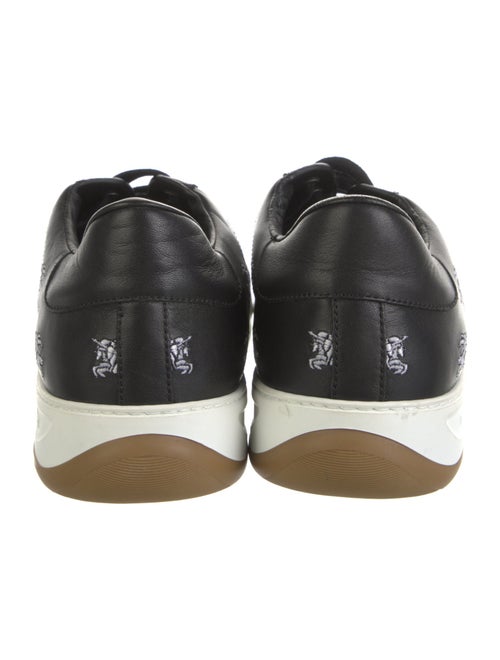 Burberry Leather Printed Sneakers