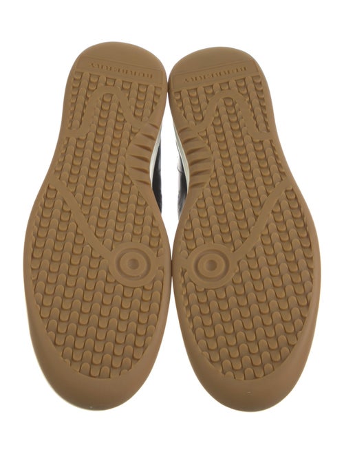 Burberry Leather Printed Sneakers