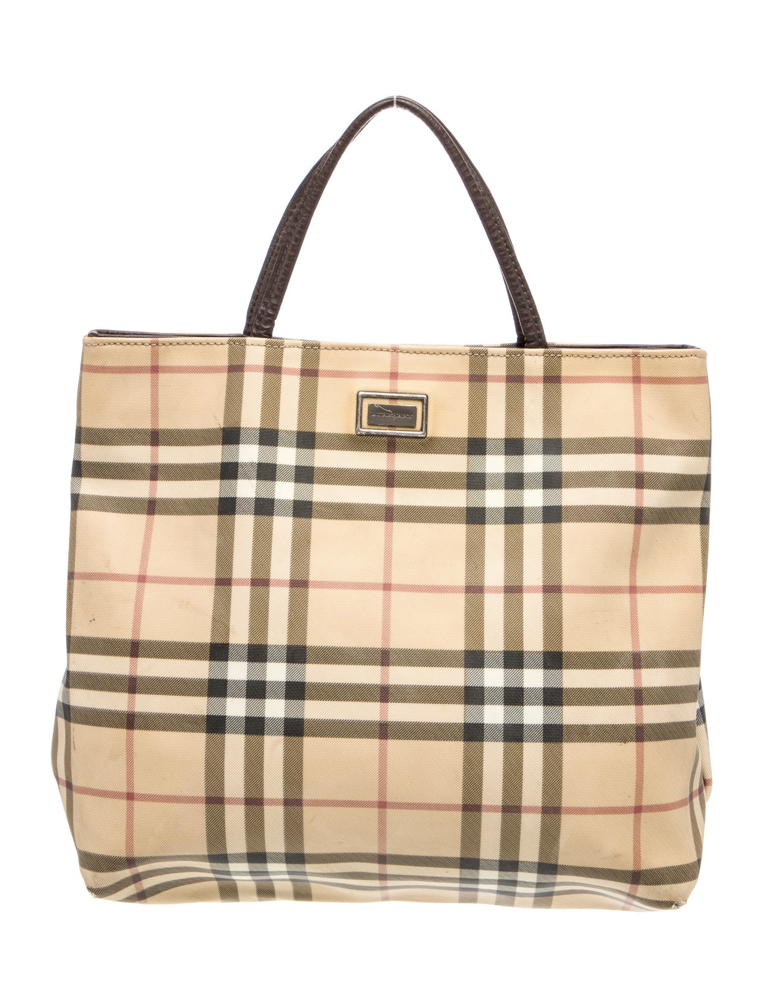 Burberry Nova Check Top Handle Bag