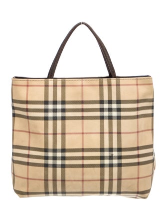 Burberry Nova Check Top Handle Bag