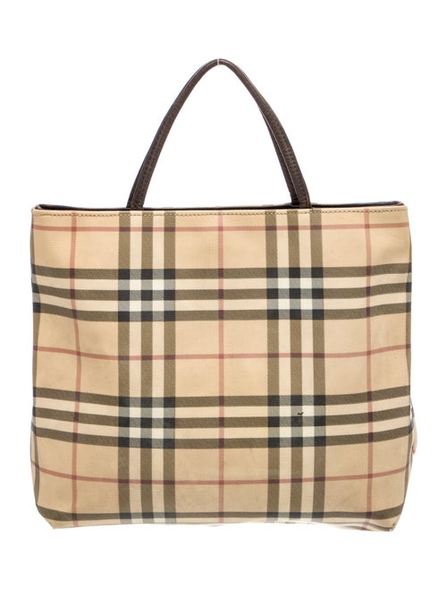 Burberry Nova Check Top Handle Bag