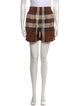 Burberry Silk Mini Shorts