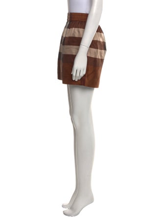 Burberry Silk Mini Shorts