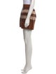 Burberry Silk Mini Shorts