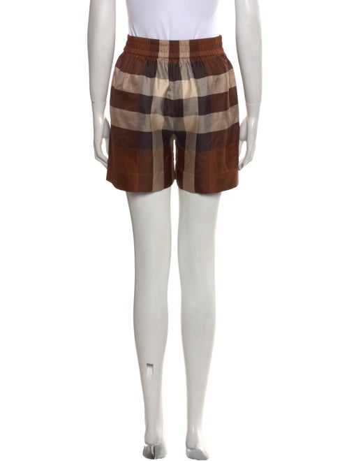 Burberry Silk Mini Shorts