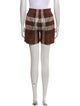 Burberry Silk Mini Shorts