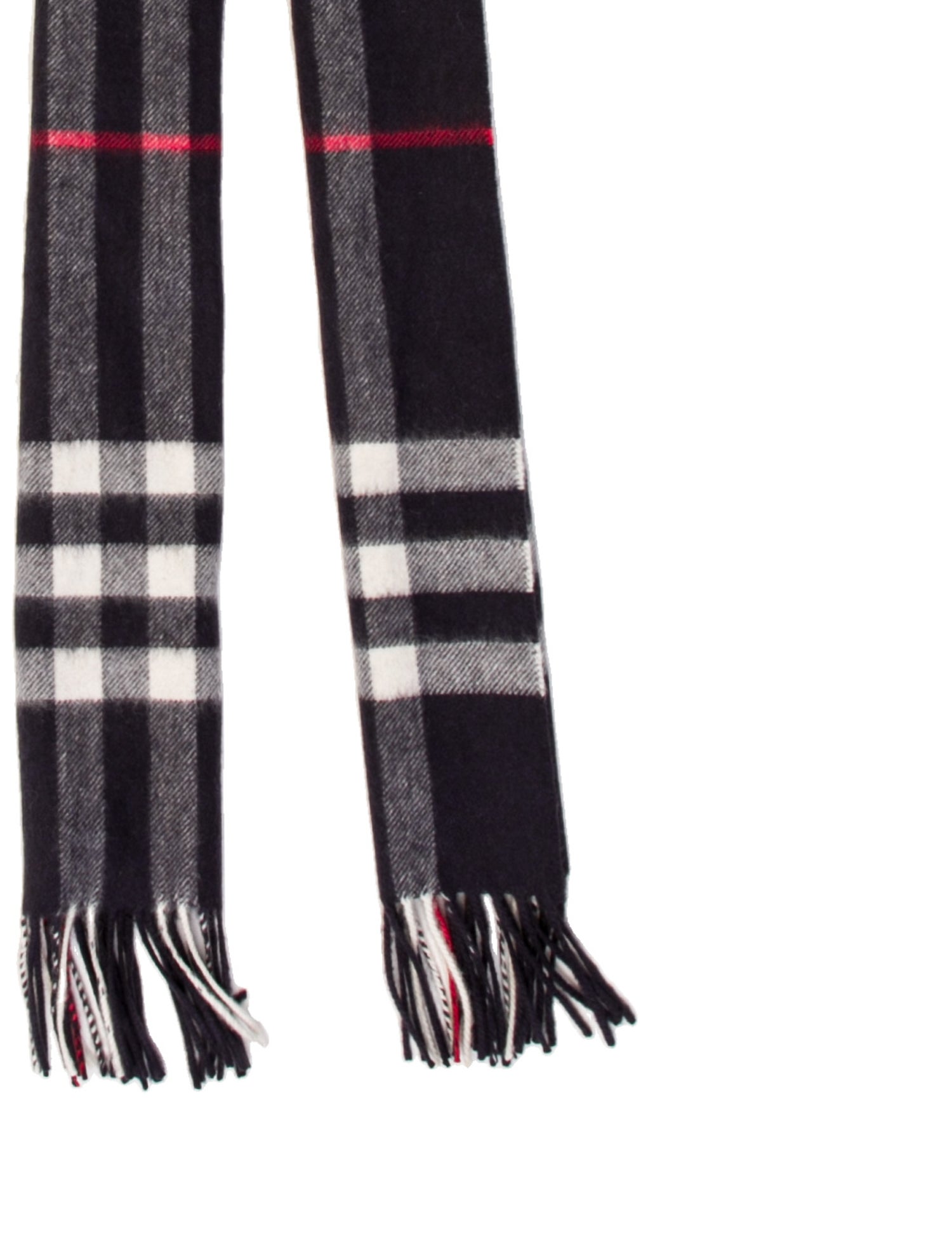 Burberry Wool Nova Check Pattern Scarf