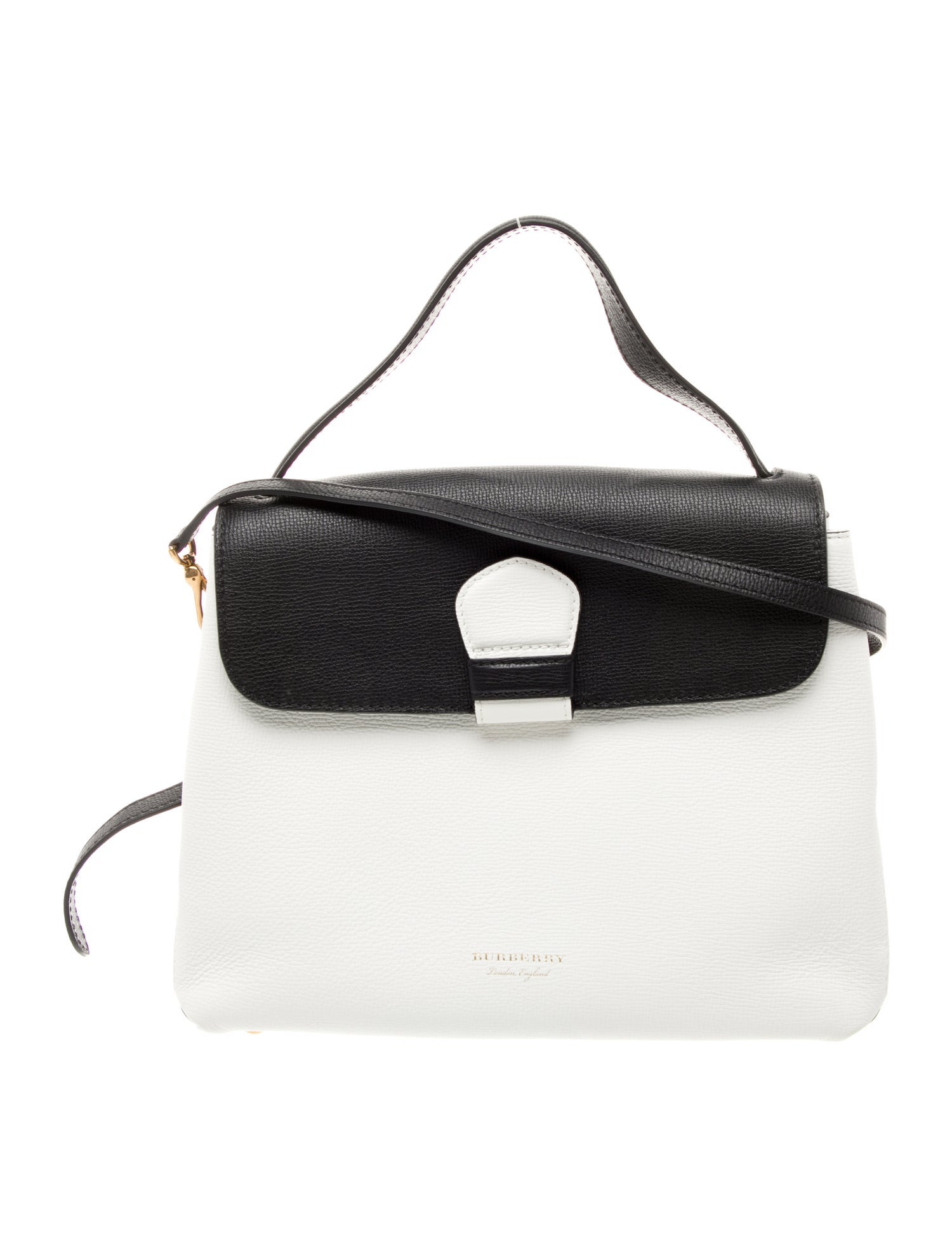 Burberry Leather Camberley Top Handle Bag