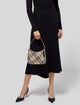 Burberry London Tweed Shoulder Bag