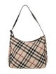 Burberry London Tweed Shoulder Bag