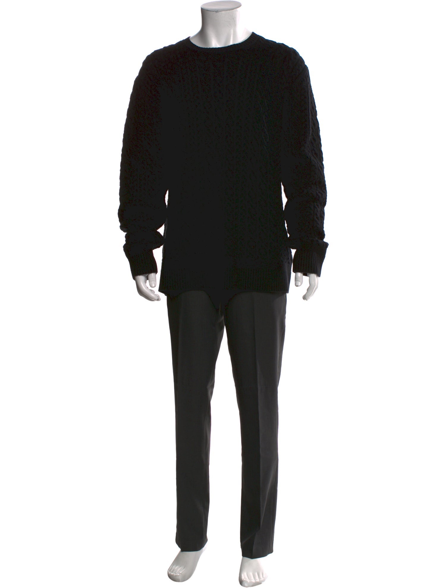 Burberry Wool Crew Neck Cardigan