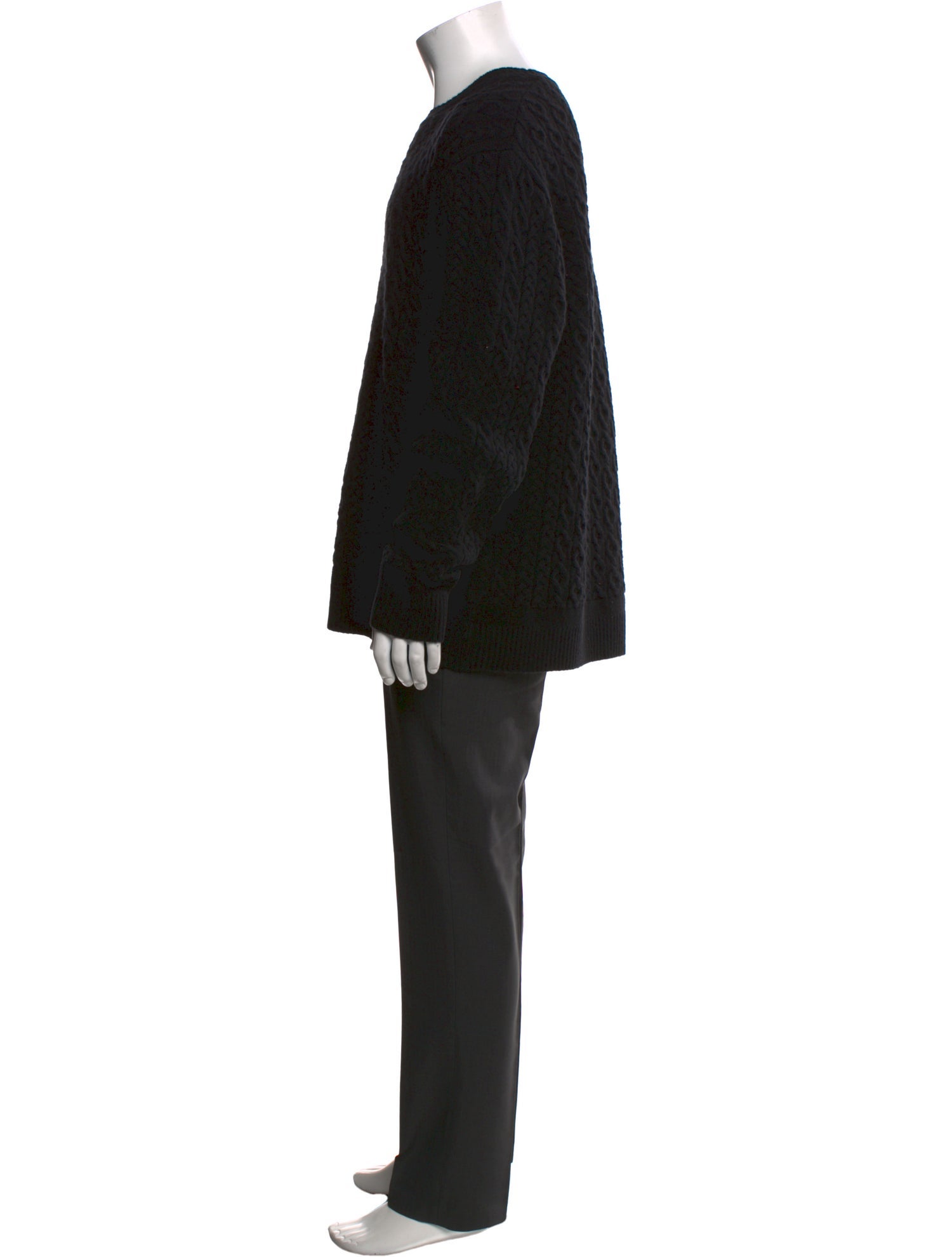 Burberry Wool Crew Neck Cardigan