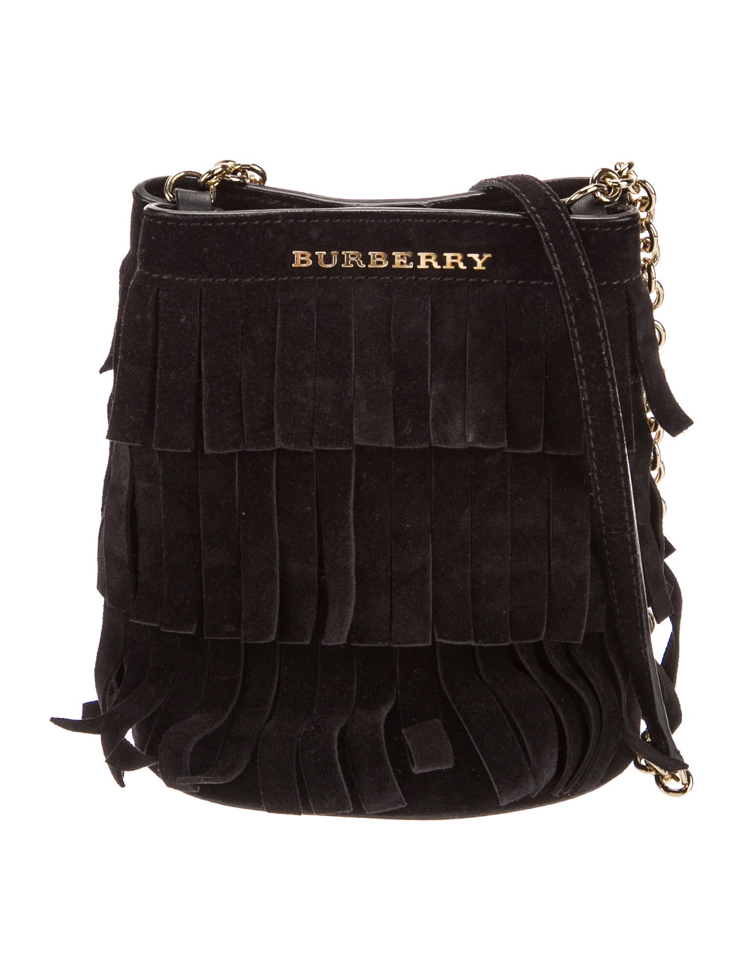 Burberry Suede Shoulder Bag