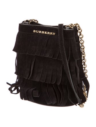Burberry Suede Shoulder Bag