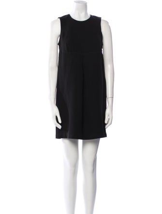 Burberry Crew Neck Mini Dress