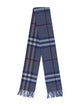 Burberry Cashmere Nova Check Pattern Scarf