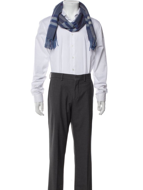 Burberry Cashmere Nova Check Pattern Scarf