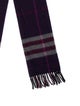 Burberry Cashmere Nova Check Pattern Scarf
