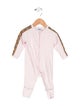 Burberry infant girls' pink multicore one piece